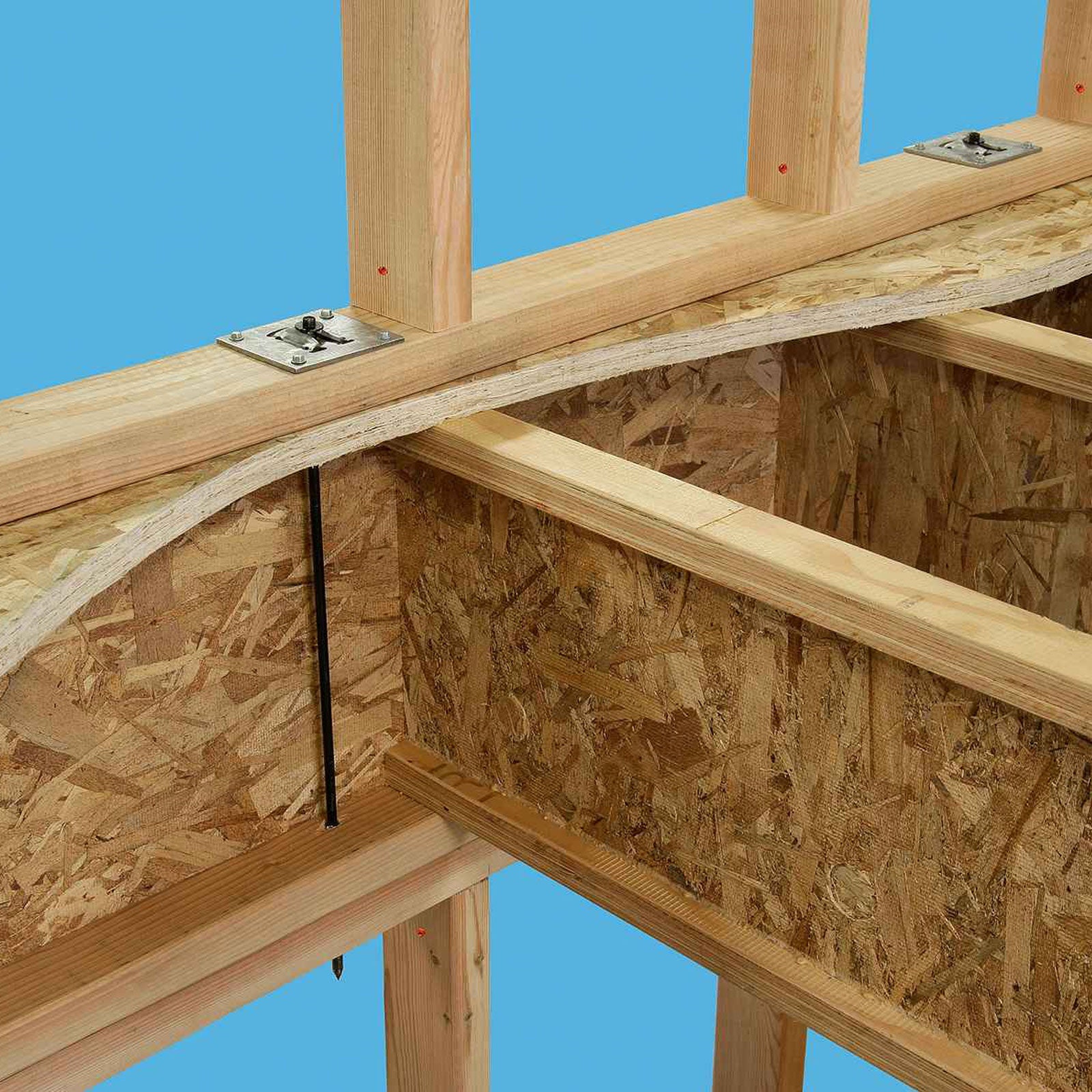 0.270" x 20" Strong-Drive SDWF2720-TUW Floor-To-Floor Screw Kit Installation