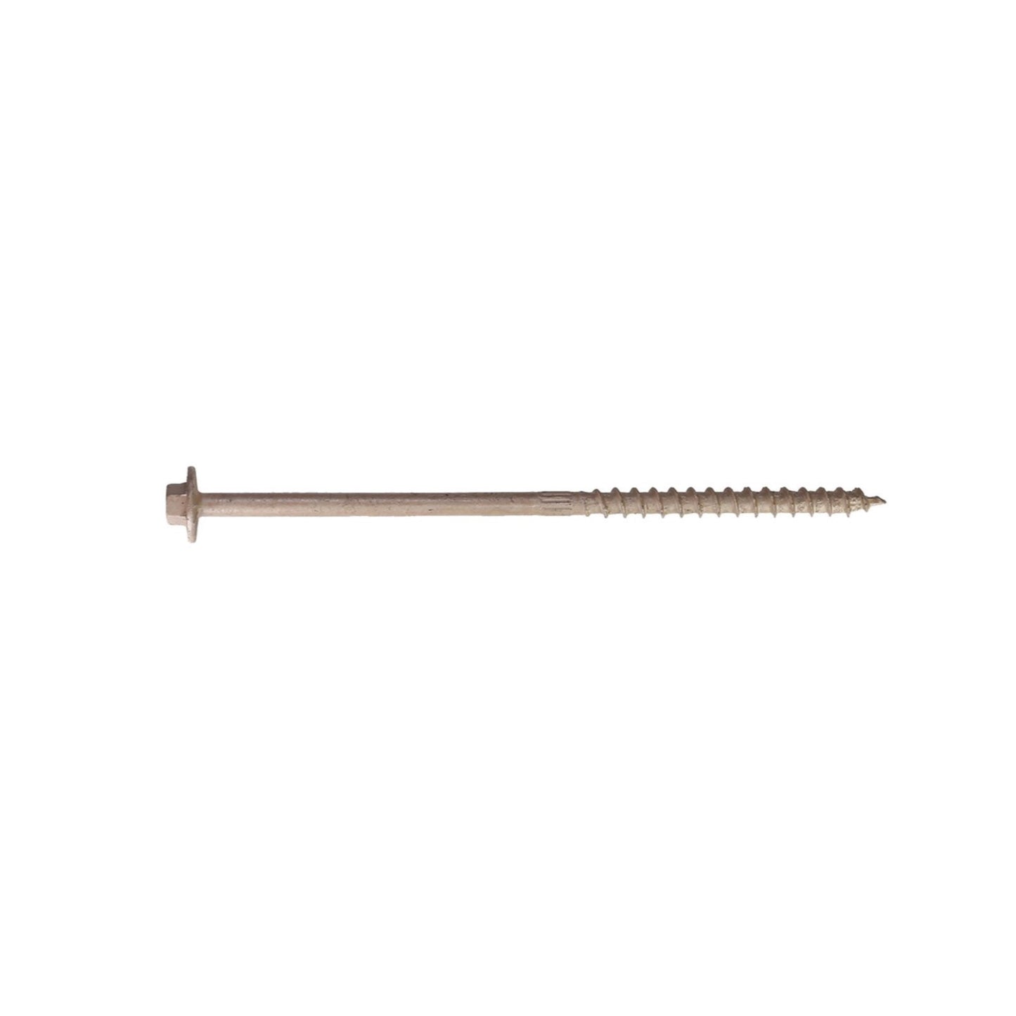 0195 inch x 6 inch StrongTie SDWH Timber Hex Screw Double Barrier Coating Pkg 50