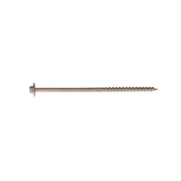 0195 inch x 6 inch StrongTie SDWH Timber Hex Screw Double Barrier Coating Pkg 50