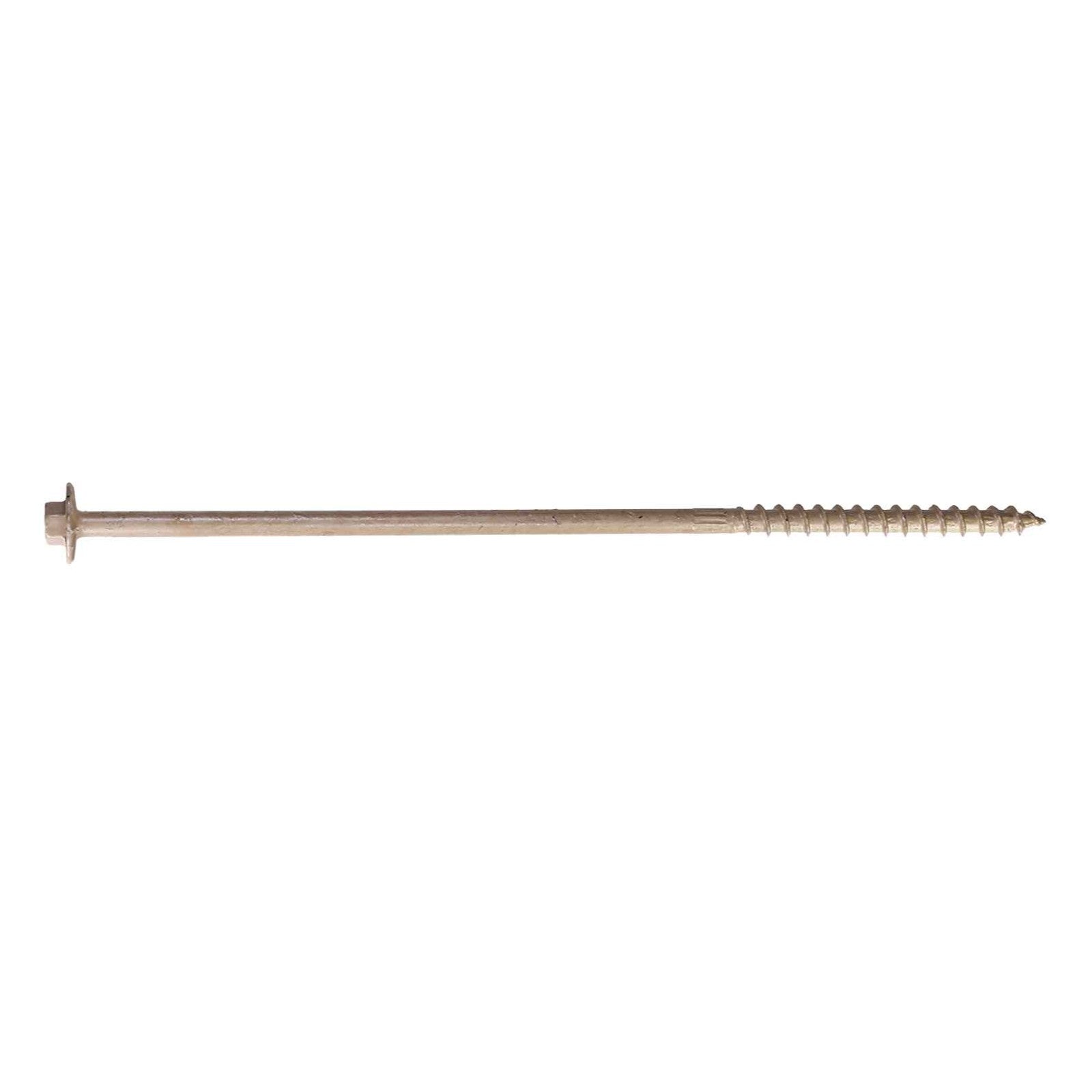 0195 inch x 8 inch StrongTie SDWH Timber Hex Screw Double Barrier Coating Pkg 250