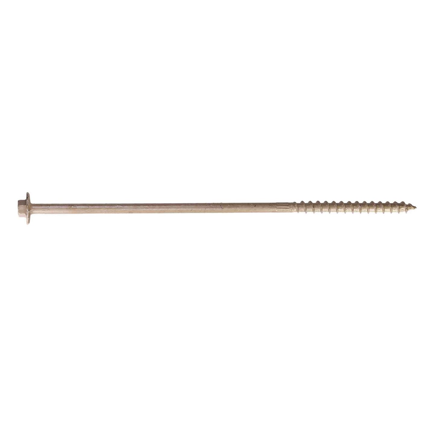 0195 inch x 8 inch StrongTie SDWH Timber Hex Screw Double Barrier Coating Pkg 500