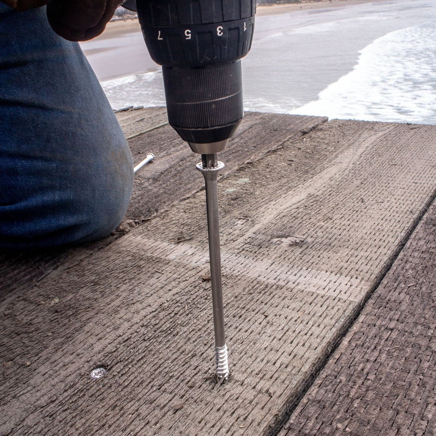 0.276" x 3" Strong-Tie SDWS27300SS-RP1 Timber Screw Installation