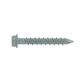 14 inch x 134 inch Tapcon 410 Stainless Steel Concrete Screw Hex Head Pkg 100