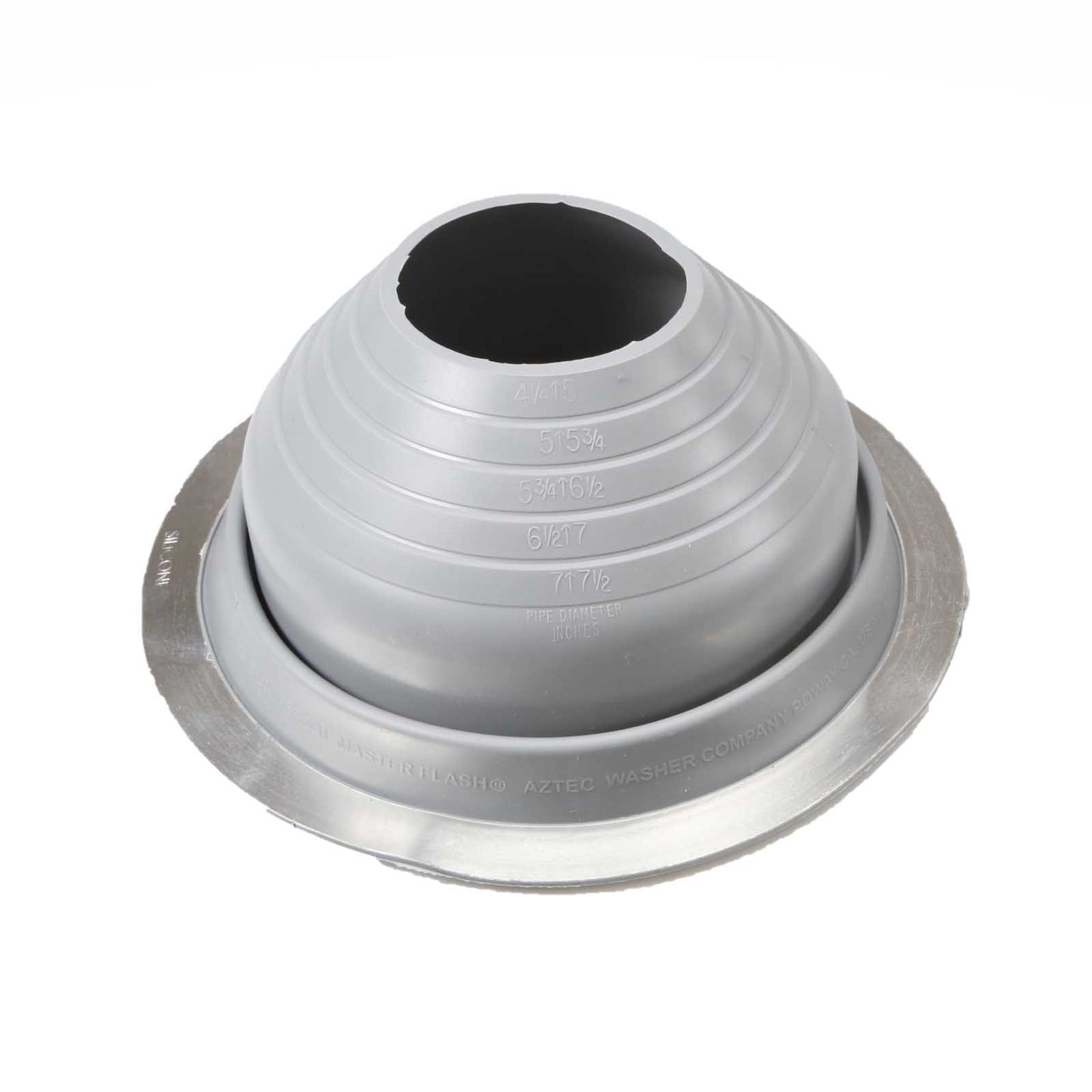#5 Roofjack Round Silicone Pipe Flashing Boot Gray