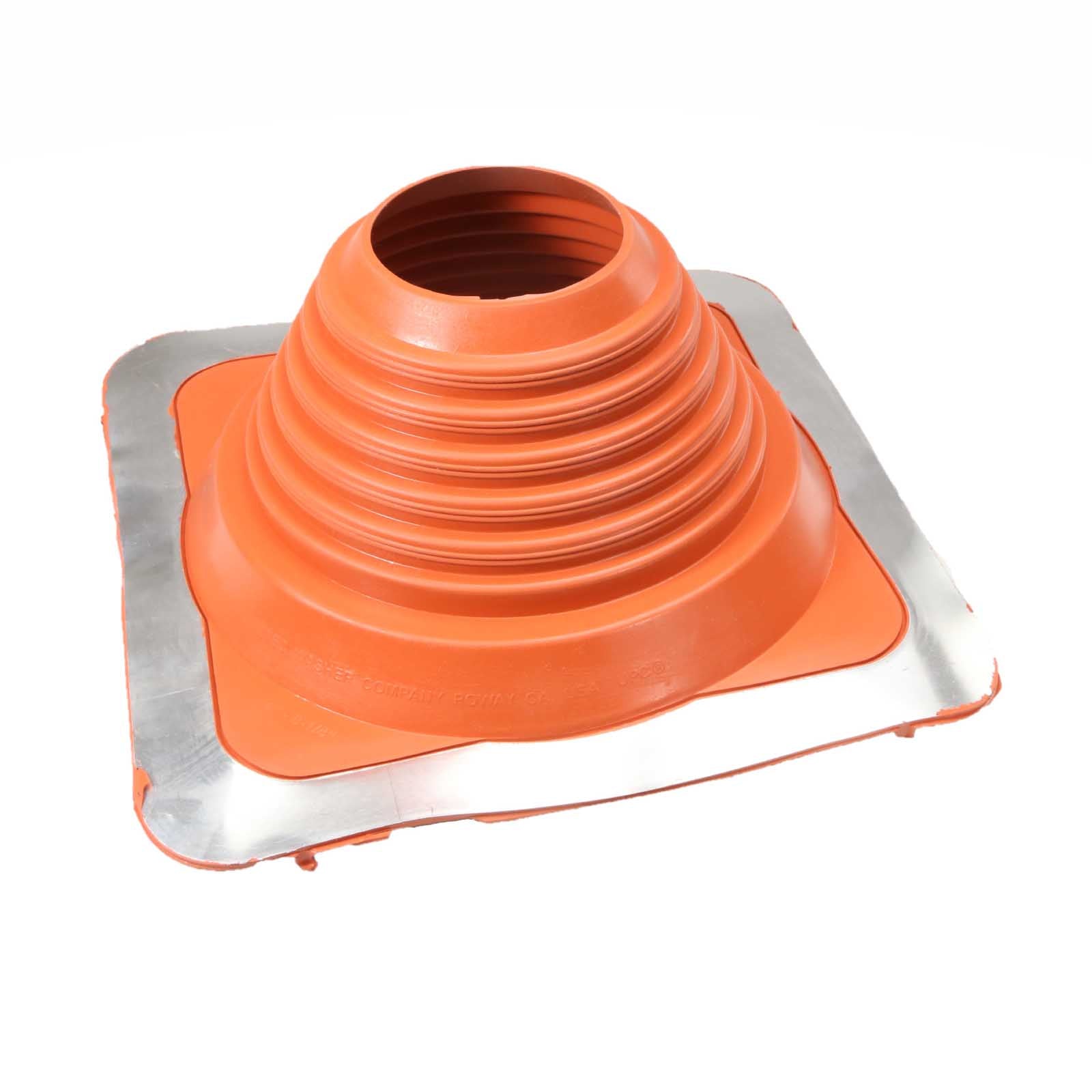 #5 Roofjack Square Silicone Pipe Flashing Boot Red