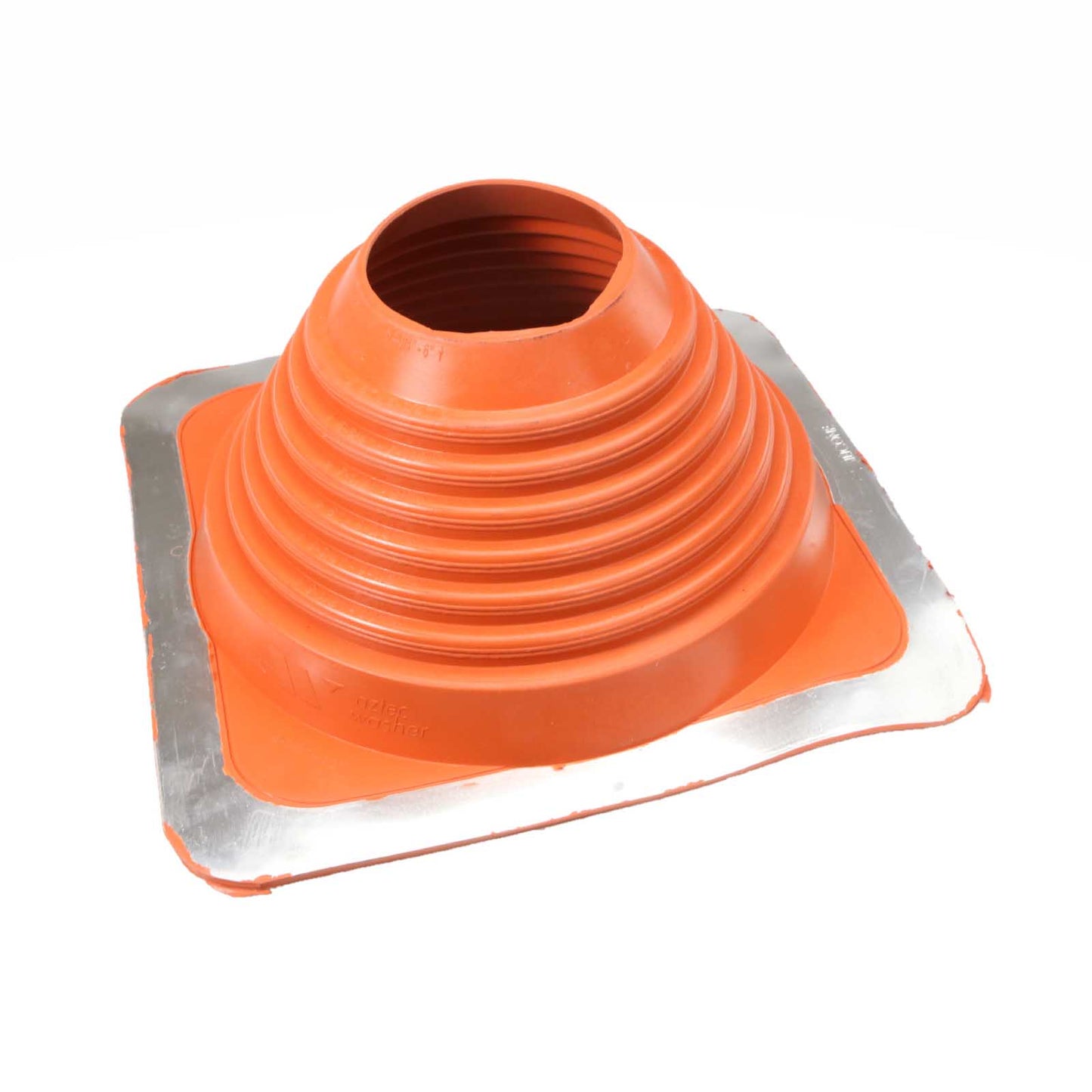 #6 Roofjack Square Silicone Pipe Flashing Boot Red