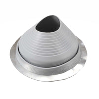 #7 Roofjack Round Silicone Pipe Flashing Boot Gray
