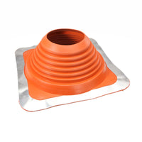 #7 Roofjack Square Silicone Pipe Flashing Boot Red