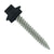 #10 x 1 inch SS Woodbinder Metal Roofing Screw Black Pkg 250 image 1 of 2