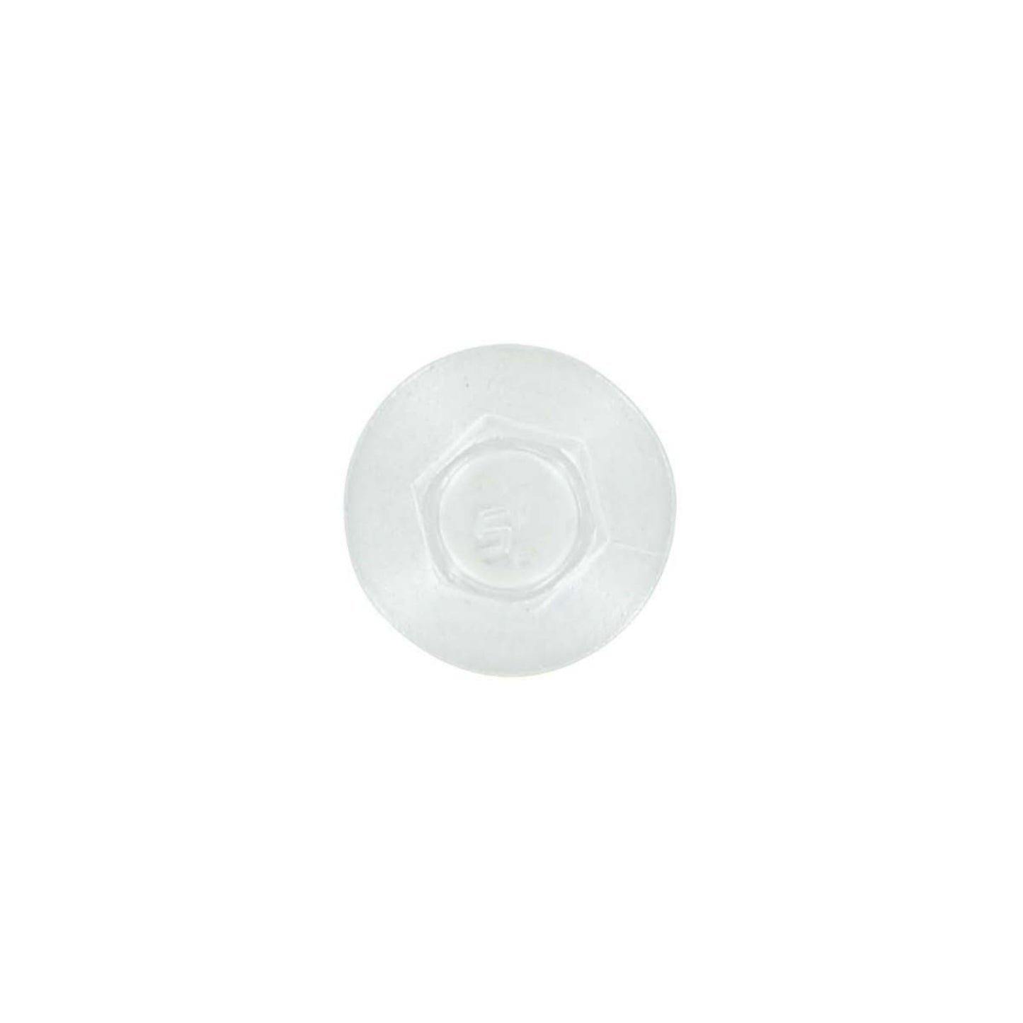 #10 x 1 inch SS Woodbinder Metal Roofing Screw Bright White Pkg 250 image 2 of 2