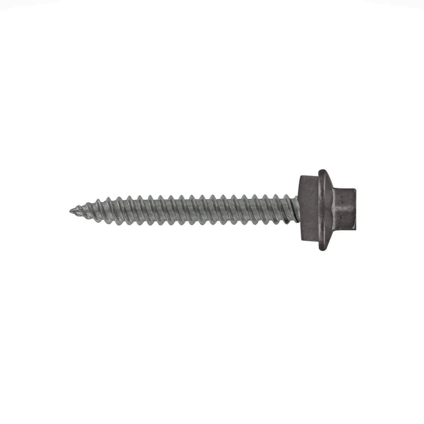 #10 x 112 inch SS Woodbinder Metal Roofing Screw Charcoal Gray Pkg 250