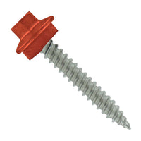 #10 x 1 inch SS Woodbinder Metal Roofing Screw Copper Pkg 250 image 1 of 2