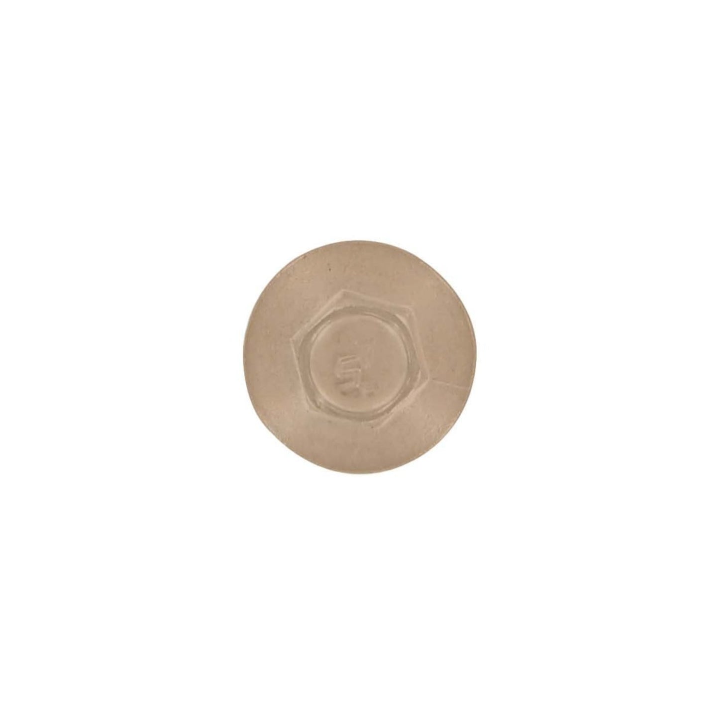#10 x 1 inch SS Woodbinder Metal Roofing Screw Tan Pkg 250 image 2 of 2