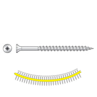 #10 x 3 inch Quik Drive SS3DSC BugleHead Wood Decking Screw 316 Stainless Pkg 1000 image 1 of 2