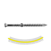 #10 x 212 inch Quik Drive DHPD Hardwood Screw 305 Stainless Steel Pkg 1000 image 1 of 2