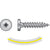 #10 x 1 inch Quik Drive PC StandingSeamRoofing Panel Clip Screw 410 Stainless Steel Pkg 1500 image 1 of 2