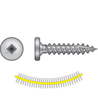 #10 x 1 inch Quik Drive PC StandingSeamRoofing Panel Clip Screw 410 Stainless Steel Pkg 1500 image 1 of 2