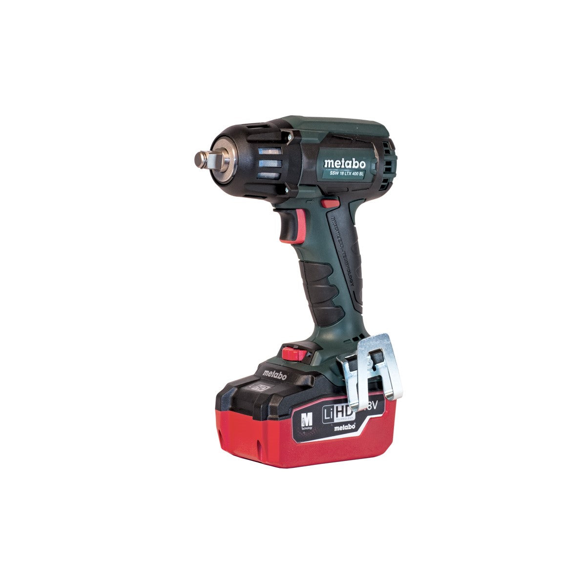 Metabo US602205550 SSW 18V LTX 400 Cordless Impact Wrench w 2x5.5AH LiHD Batteries
