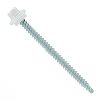 #9 x 212 inch STXL Woodbinder Metal Roofing Screw Bright White Pkg 250