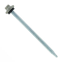 #9 x 3 inch STXL Woodbinder Metal Roofing Screw Plain Finish Pkg 250