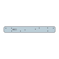 Simpson ST12 12 inch 16 Gauge Strap Tie G90 Galvanized