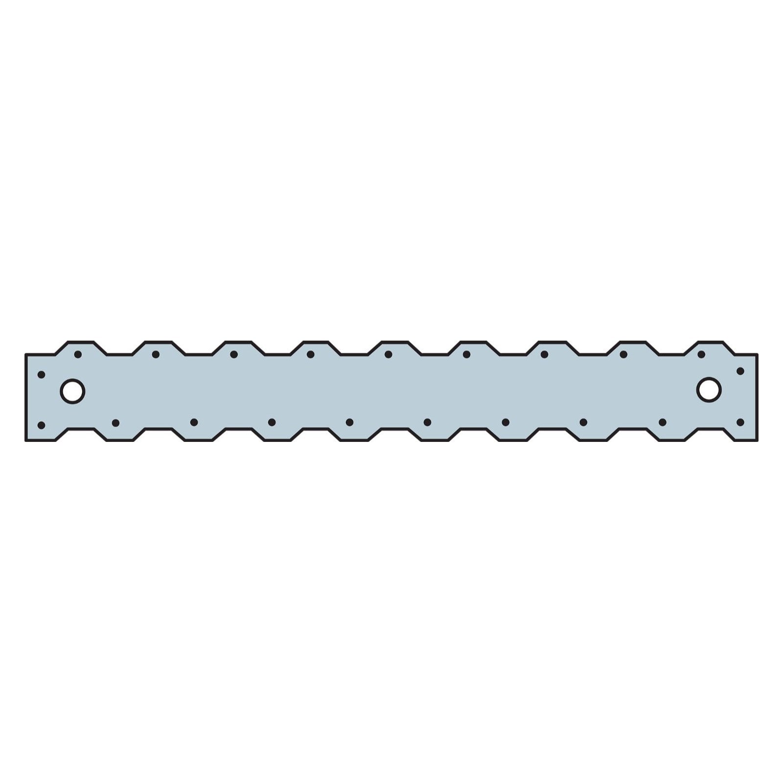 Simpson Strong Tie Simpson Strong-Tie 3 in. W. x 28-1/4 in. L. Steel 16 Simpson Strong Tie Simpson Strong-Tie 3 in. W. x 28-1/4 in. L. Steel 16