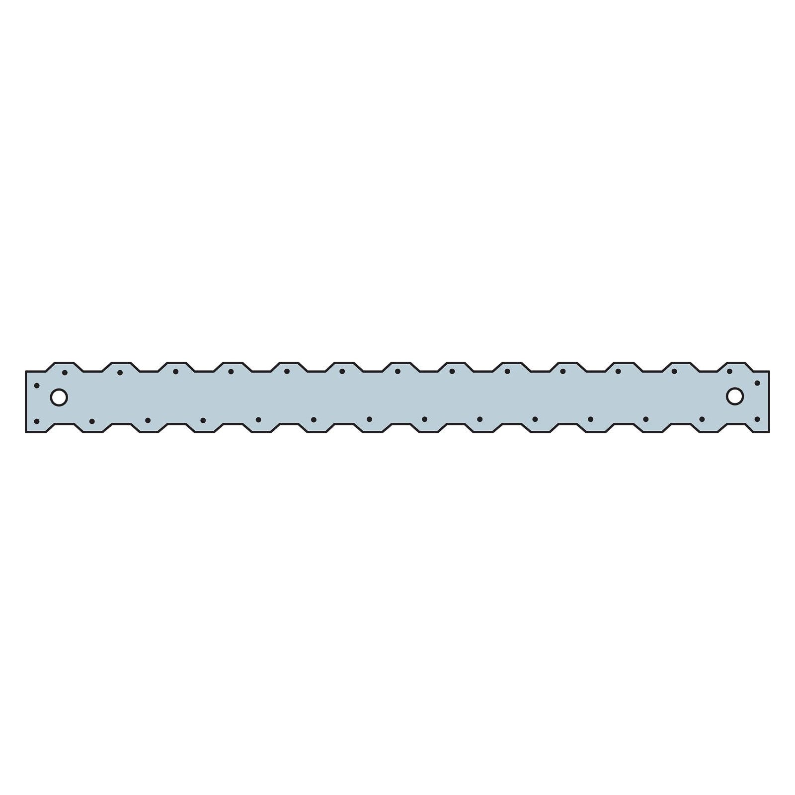 Simpson ST6224 23516 inch 16 Gauge Strap Tie G90 Galvanized