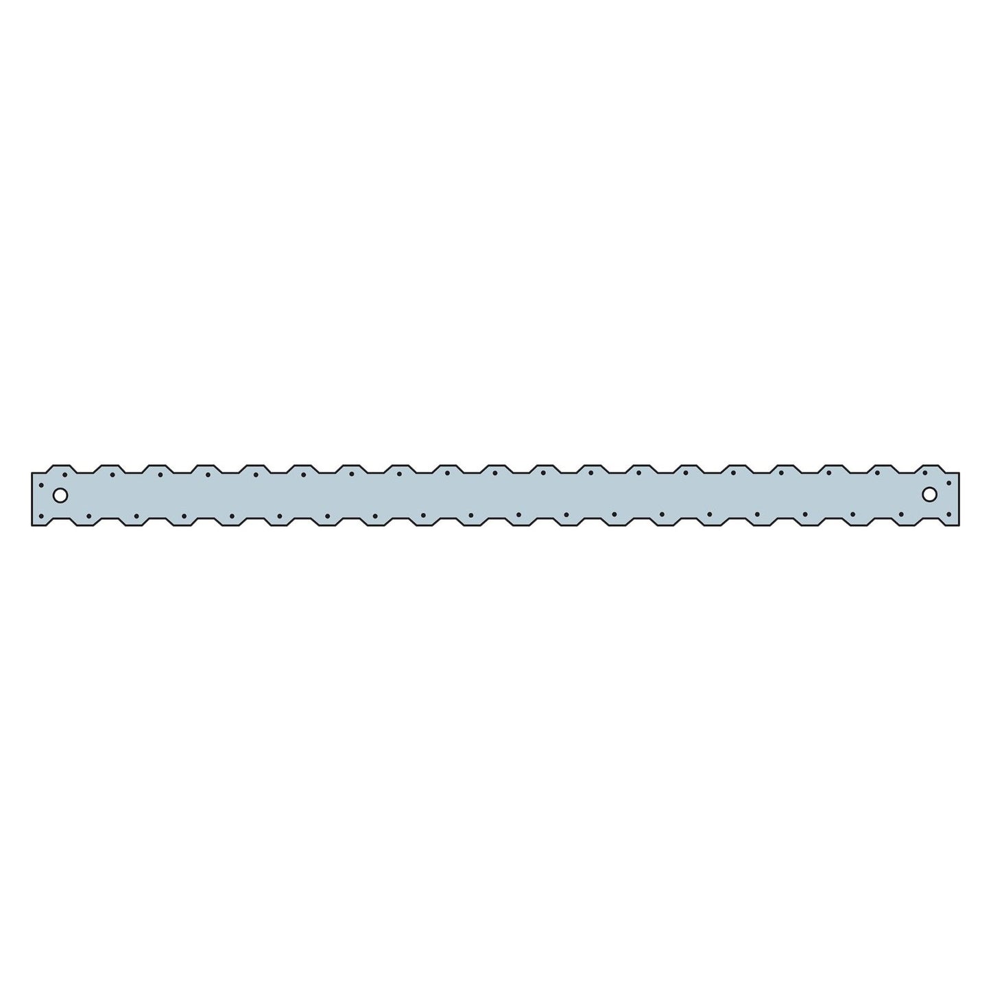 Simpson ST6236 331316 inch 14 Gauge Strap Tie G90 Galvanized