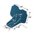 SnowTrax Metal Roof Snow Guards 304 Stainless Steel Hawaiian Blue Pkg 50 image 2 of 2