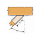 Simpson SUL210 Joist Hanger Skewed Left Galvanized image 3 of 4