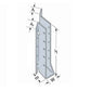 Simpson SUL26 Joist Hanger Skewed Left Galvanized image 4 of 4