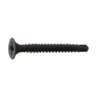 #6 x 1 inch SelfDrilling Drywall Screw Phillips Bugle Head Black Phosphate Pkg 10000