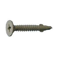 #8 x 114 inch SelfDrilling Fiber Cement Board Screw wWings DaggerCeramic Coating Pkg 5000