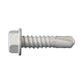 #8 x 34 inch SelfDrilling Metal Screw Hex Head DaggerGuard Coating Pkg 10000