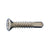 #8 x 112 inch SelfDrilling Metal Screw Phillips Flat Head 410 Stainless Pkg 5000