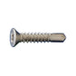 #8 x 34 inch SelfDrilling Metal Screw Phillips Flat Head 410 Stainless Pkg 10000