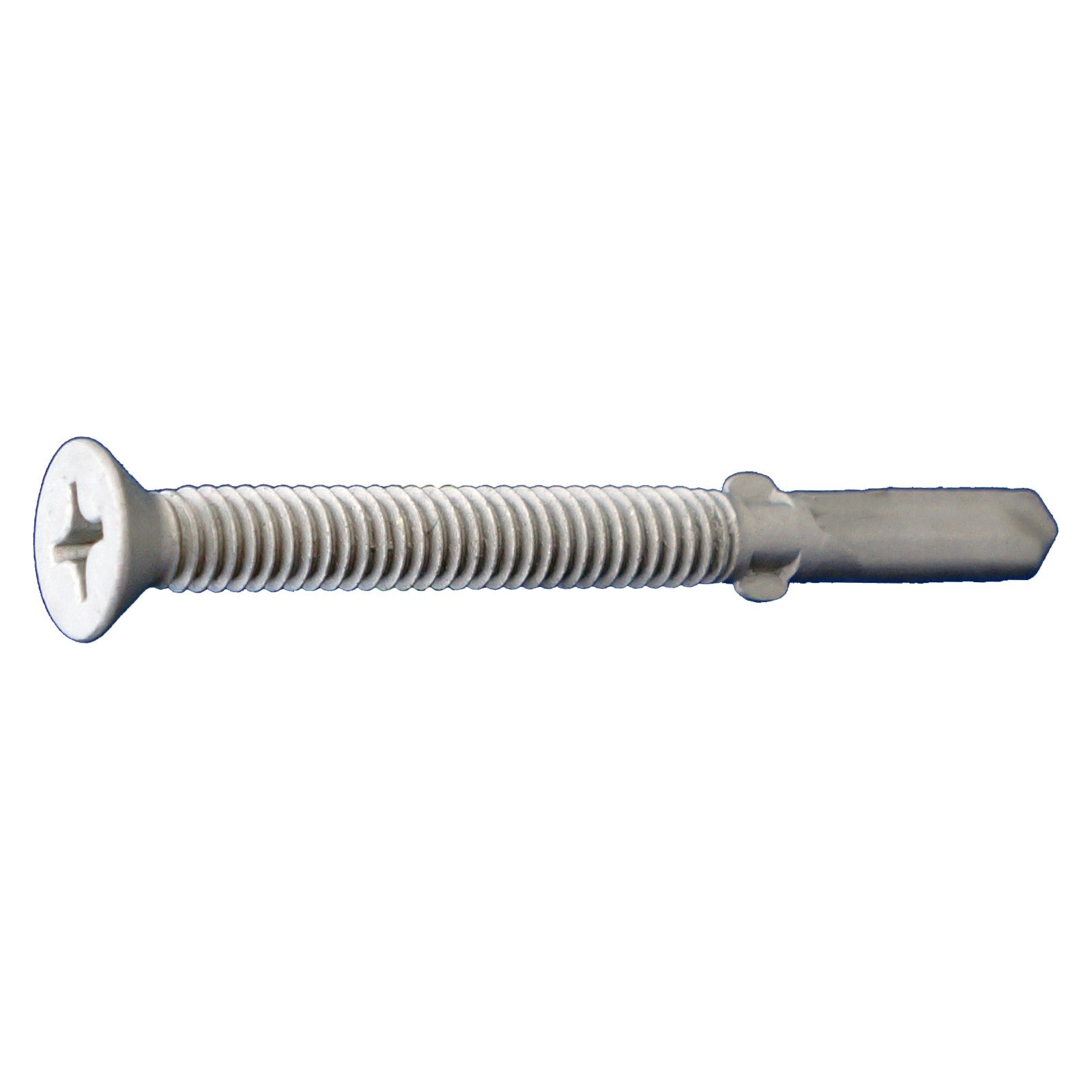 #12 x 158 inch SelfDrilling Metal Screw wWings Phillips Flat Head DaggerGuard Coating Pkg 3000