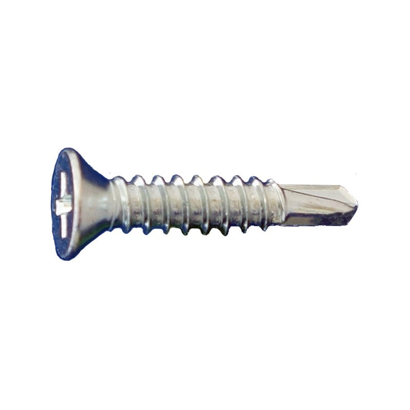 #6 x 34 inch SelfDrilling Metal Screw Phillips Flat Head Zinc Pkg 10000