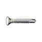 #8 x 114 inch SelfDrilling Metal Screw Phillips Oval Head Zinc Pkg 5000