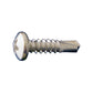 #10 x 1 inch SelfDrilling Metal Screw Phillips Pan Head 410 Stainless Pkg 5000