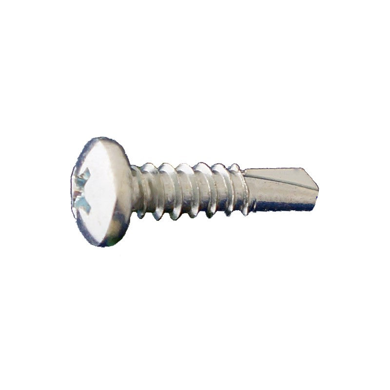 #10 x 112 inch SelfDrilling Metal Screw Phillips Pan Head Zinc Pkg 3000