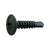 #8 x 1 inch Phillips Modified Truss Wafer SelfDrilling Screw Black Phosphate Pkg 5000