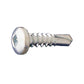 #10 x 1 inch SelfDrilling Metal Screw Square Drive Pan Head Zinc Pkg 5000