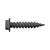 #10 x 3 inch Serrated Hex Head Sheet Metal Screw Bronze DaggerGuard Coating Pkg 1500