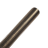 1 inch8 x 12 inch 316 Stainless Steel Threaded Rod