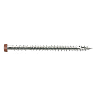 #10 x 2-3/4" 316 Stainless Steel DCU Composite Decking Screw - Brown01