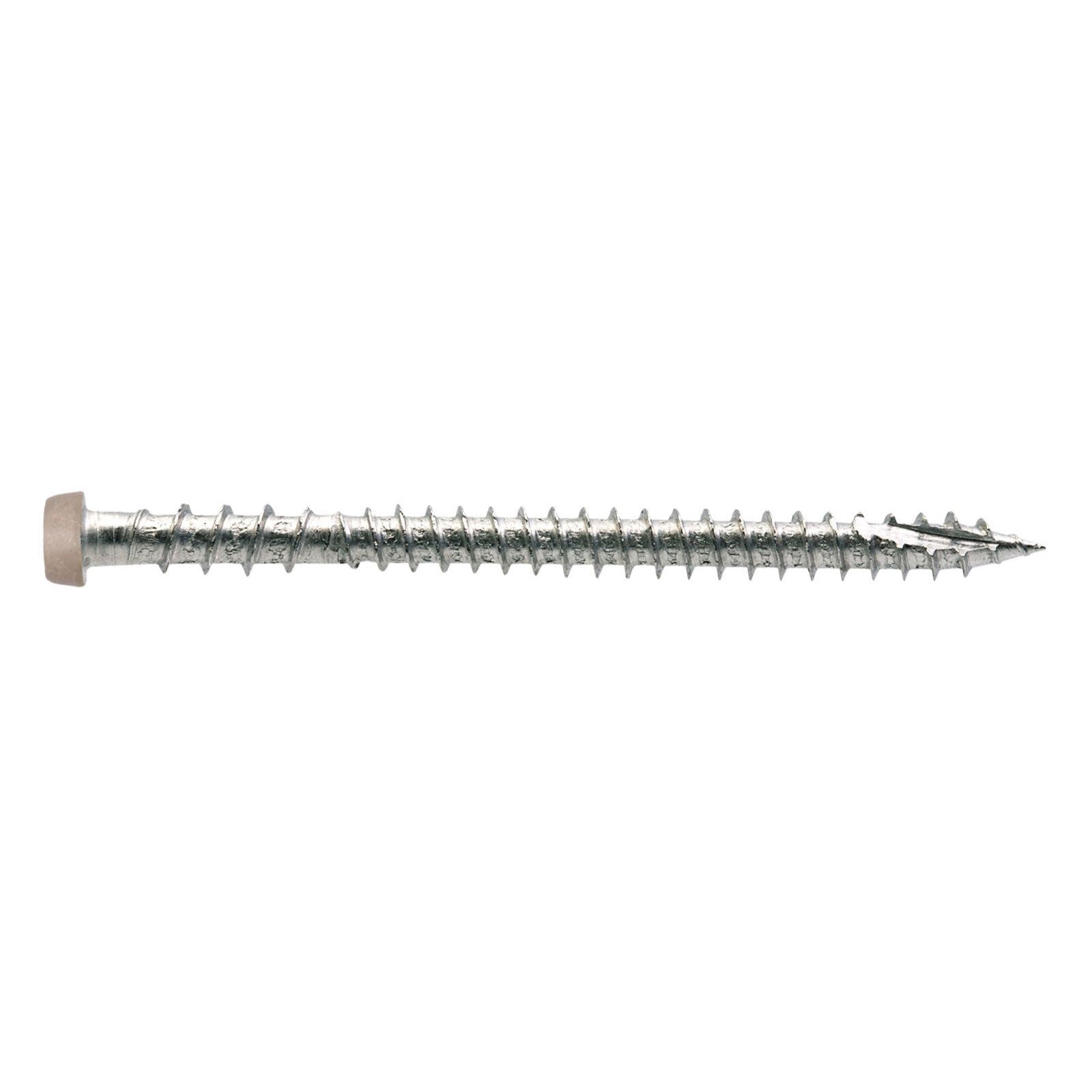 #10 x 2-3/4" 316 Stainless Steel DCU Composite Decking Screw - Gray01