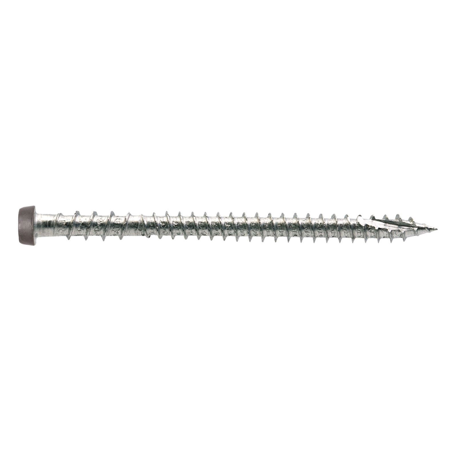 #10 x 2-3/4" 316 Stainless Steel DCU Composite Decking Screw - Gray04