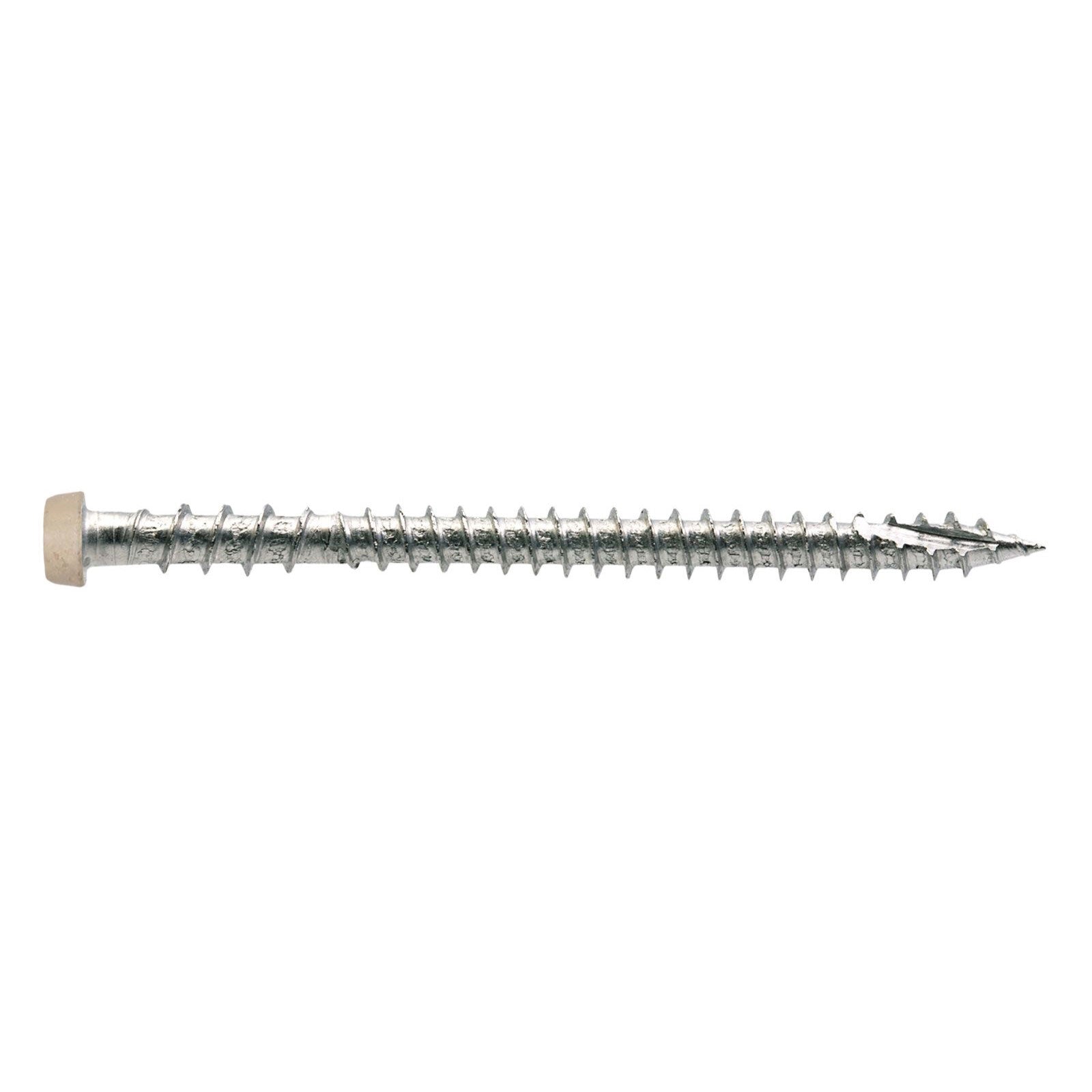 #10 x 2-3/4" 316 Stainless Steel DCU Composite Decking Screw - Tan02