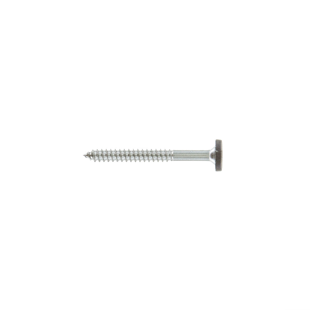 #8 x 1-3/4" Composite Fascia Screws, 316 Stainless Steel - Brown 01, Pkg 75